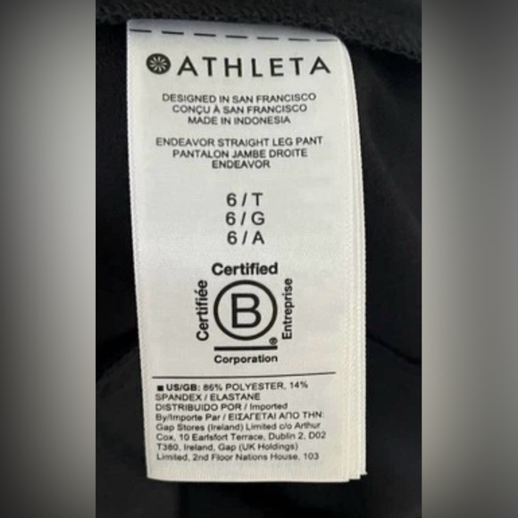NWOT Athleta Womens Black Dress Pants - Picture 5 of 6